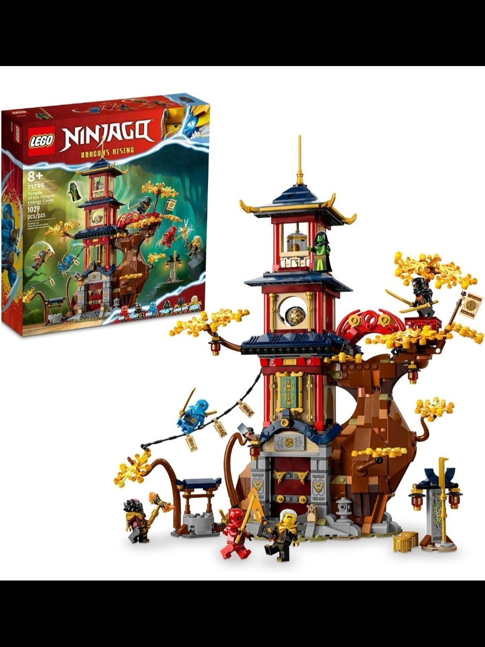 LEGO NINJAGO Red and Brown Ninja Temple Playset